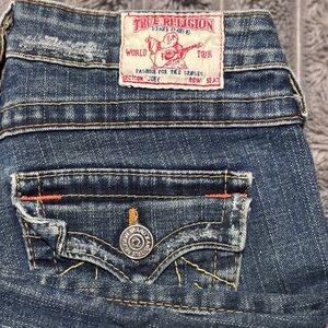 True Religion Joey Low-Rise Flared Jeans